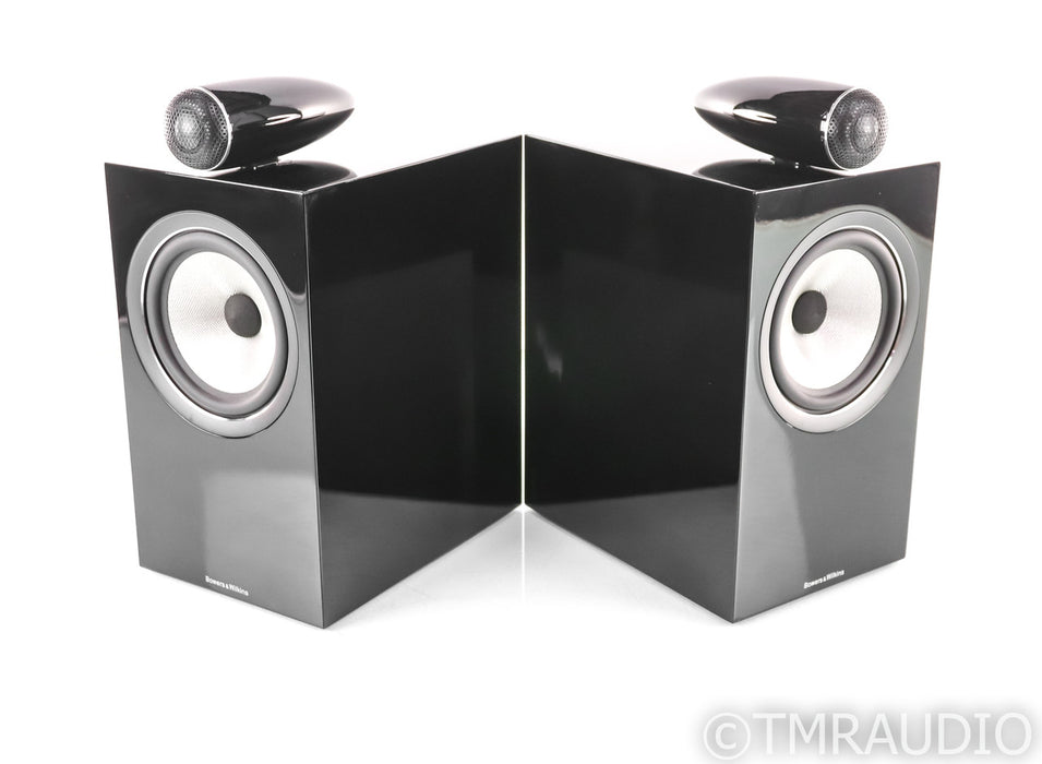 B&W 705 S2 Bookshelf Speakers; Black Pair