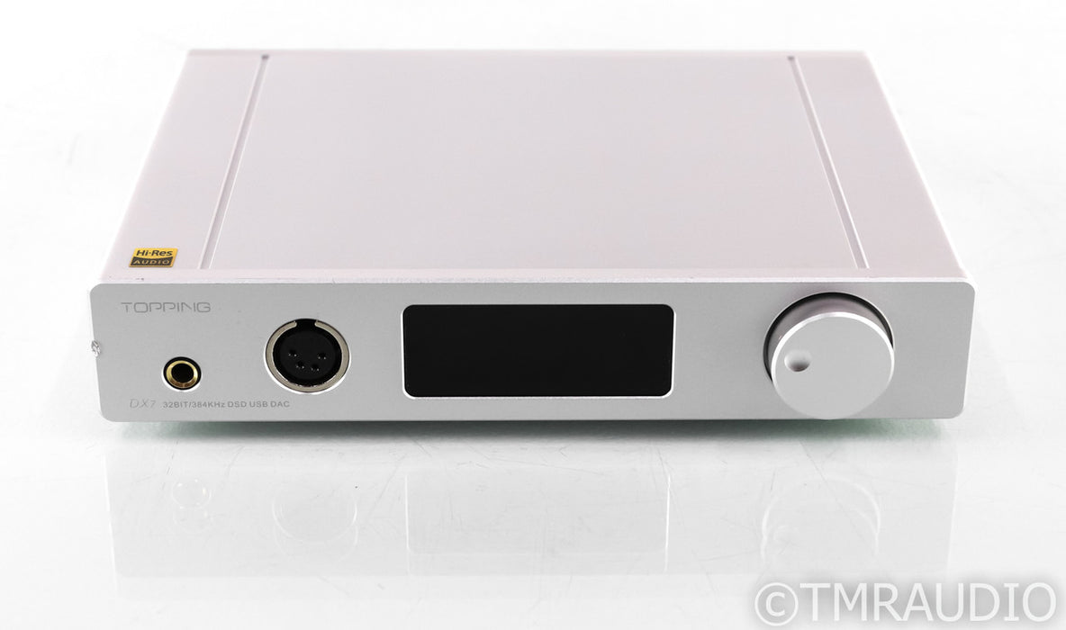 Topping DX7 DAC; D/A Converter; DX-7; Silver; Remote