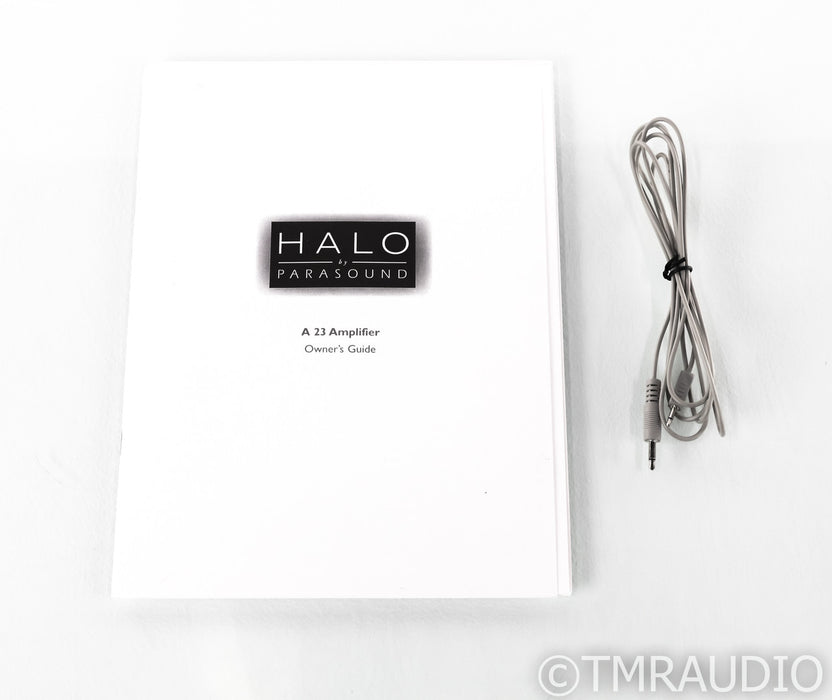 Parasound Halo A 23 Stereo Power Amplifier; A23; Silver