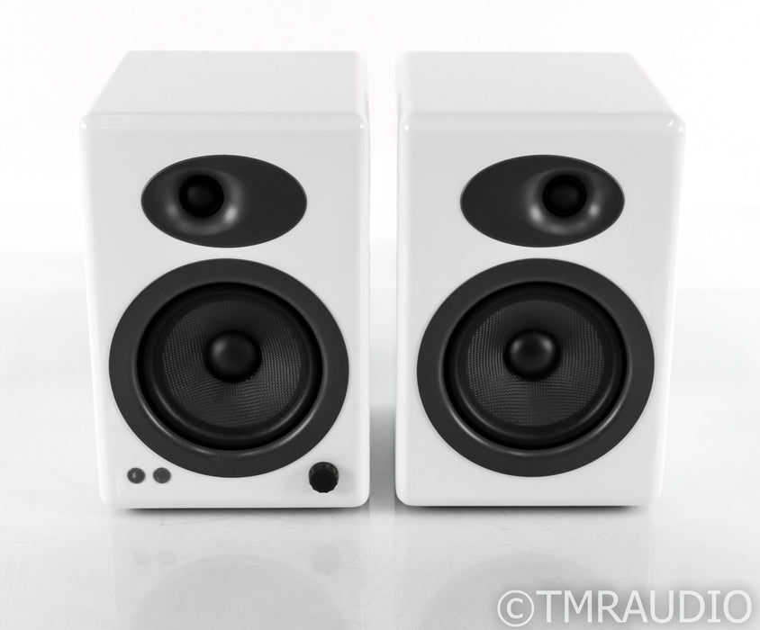 Audioengine A5+ Powered Bookshelf Speakers+; Gloss White Pair; A-5+
