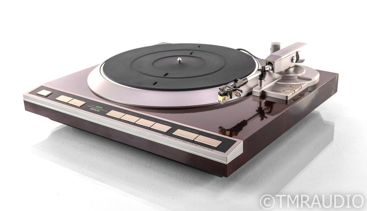 Denon DP-45F Vintage Direct Drive Turntable; DL-60 MM Cartridge; AS-IS (Damaged)