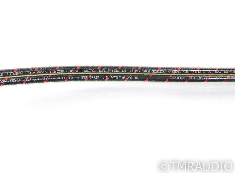 WireWorld Equinox 3+ Speaker Cables; 2m Pair; III+