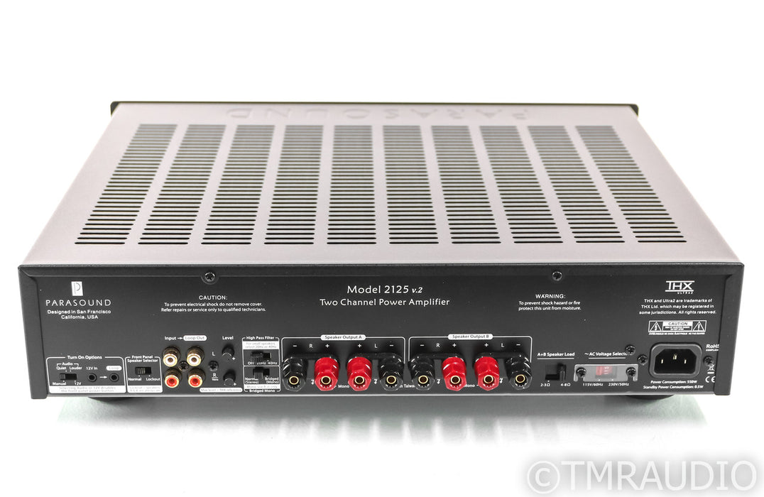 Parasound NewClassic 2125 v.2 Stereo Power Amplifier; 2125v2