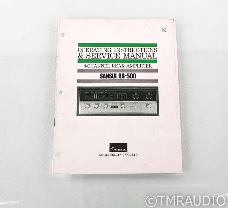 Sansui QS-500 Vintage 4 Channel Power Amplifier; QS500; Quadraphonic