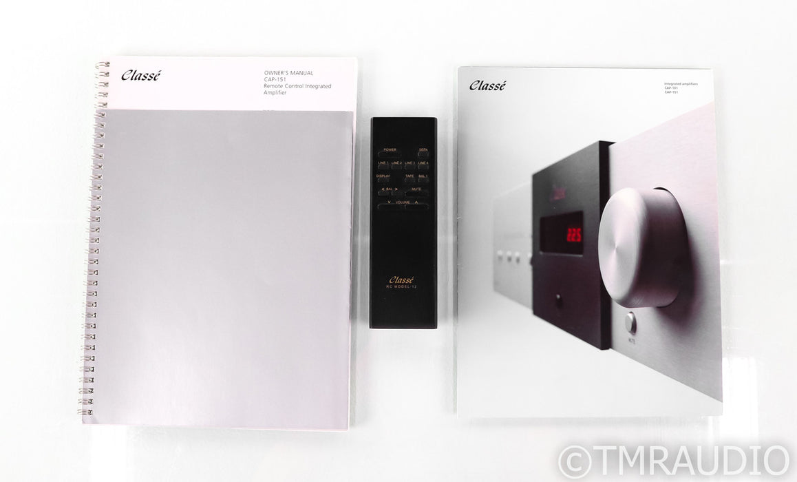 Classe CAP-151 Stereo Integrated Amplifier; CAP151; Remote