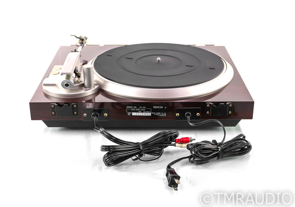 Denon DP-45F Vintage Direct Drive Turntable; DL-60 MM Cartridge; AS-IS (Damaged)