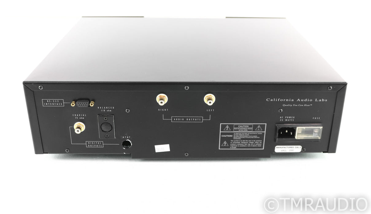 California Audio Labs CL-10 5 Disc CD Changer; CL10; HDCD; Remote