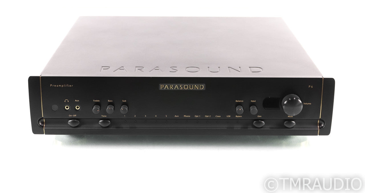 Parasound Halo P6 2.1 Channel Preamplifier; P-6; MM/MC Phono; Remote