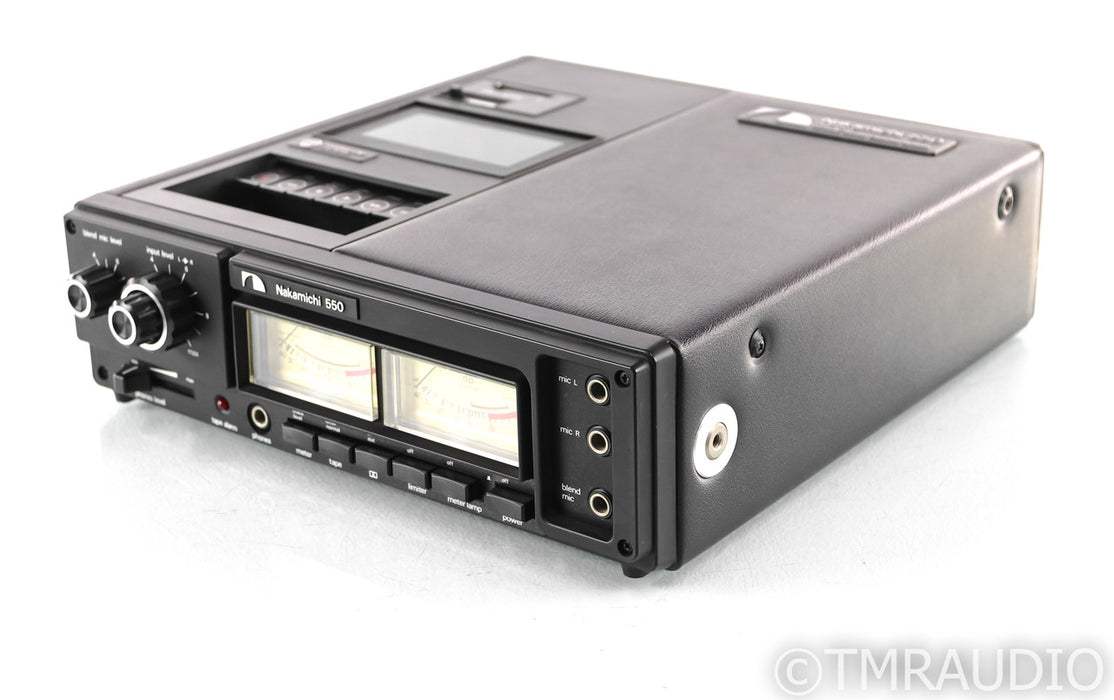 Nakamichi 550 Dual Head Portable Cassette Deck; AS-IS (Doesn't Read Tapes)