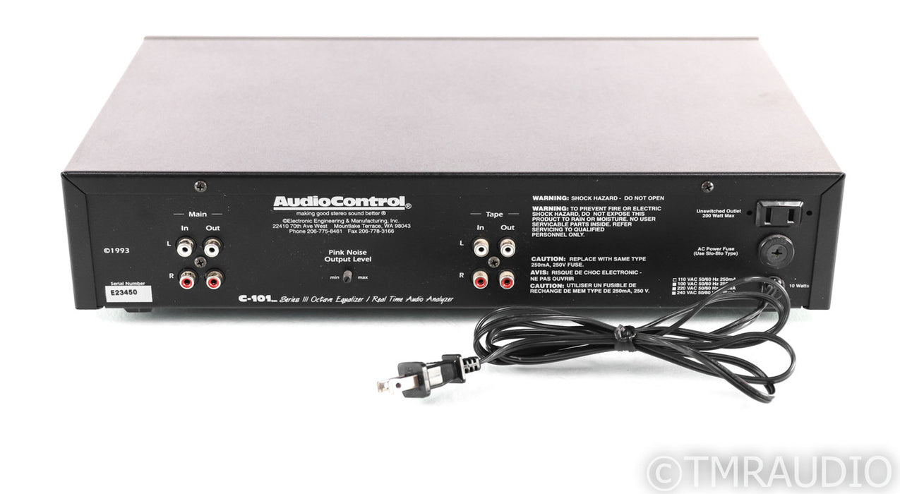 Audio Control C-101 Series III 10-Band Equalizer w/ Microphone; C101