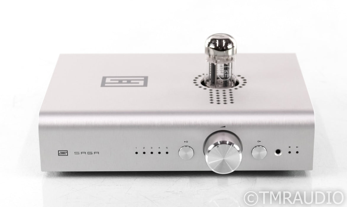 Schiit Saga+ Stereo Hybrid Tube Preamplifier; Silver; Remote