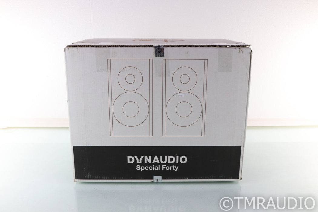 Dynaudio Special Forty Bookshelf Speakers; High Gloss Red Birch Pair (New)