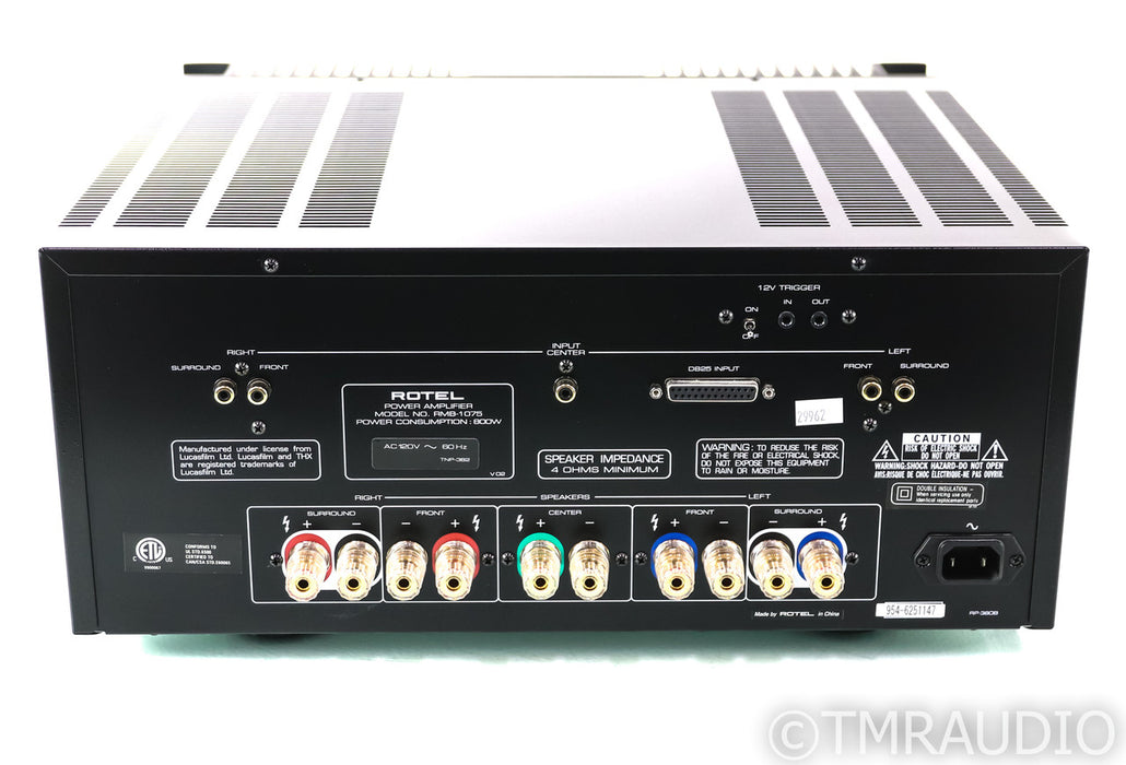 Rotel RMB-1075 5 Channel Power Amplifier; RMB1075