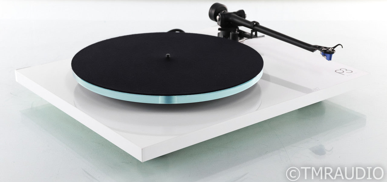 Rega Planar 3 Turntable; PL3; White; Elys 2 Cartridge