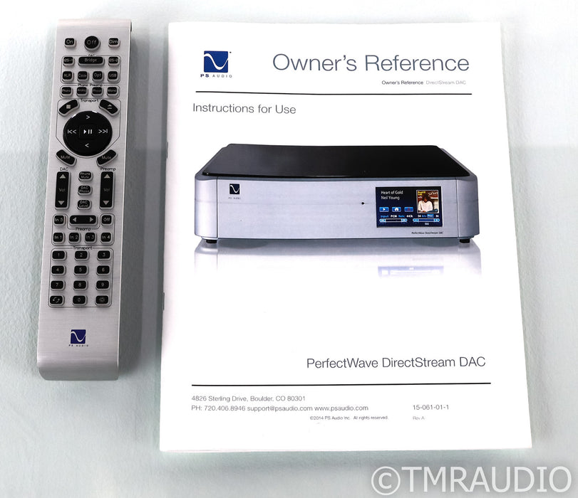 PS Audio PerfectWave DirectStream DAC; Black; DSD; Bridge II (Used)