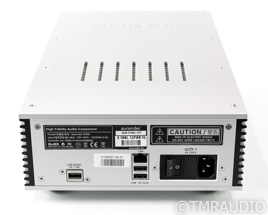 Aurender X100L Network Music Server / Streamer; Silver; 12TB HDD