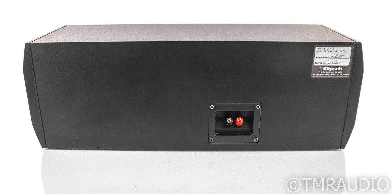 Klipsch KSP-C6 Center Channel Speaker; Black