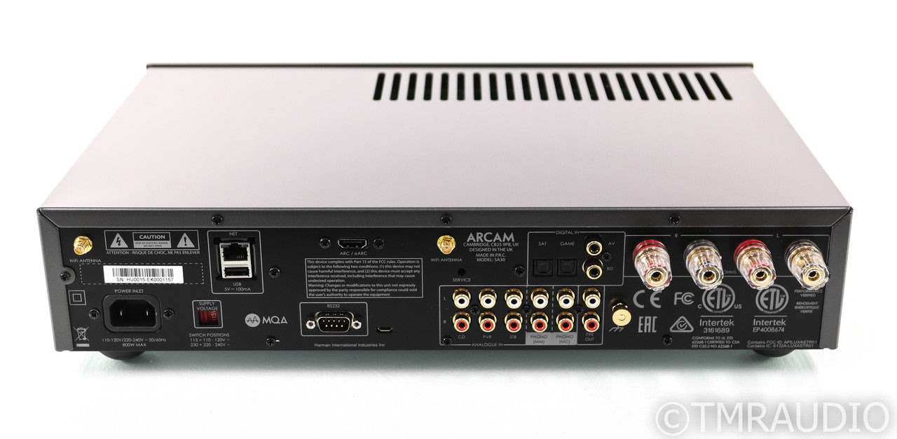 Arcam SA30 Stereo Integrated Amplifier; SA 30; D/A Converter; MM / MC Phono