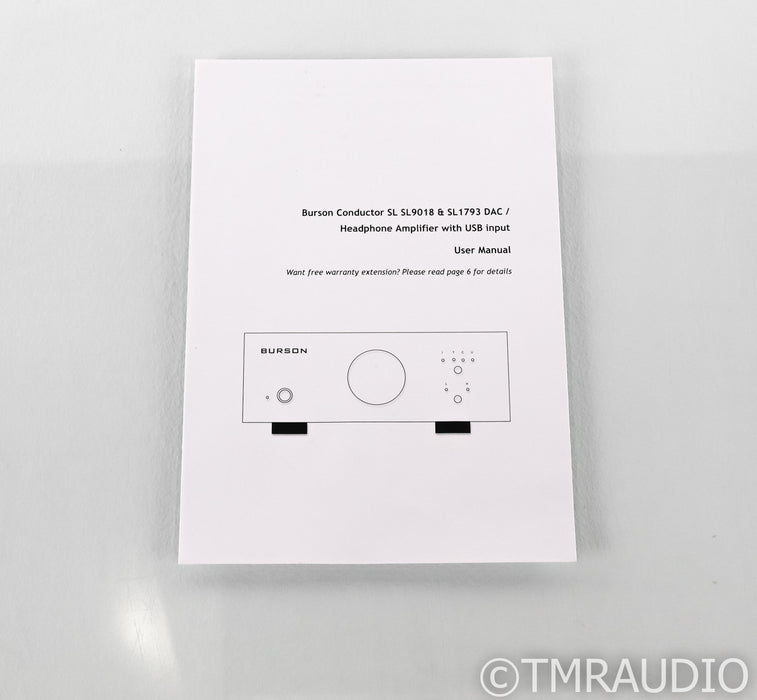 Burson Conductor SL Headphone Amplifier; DAC 9018; HA-160D SL