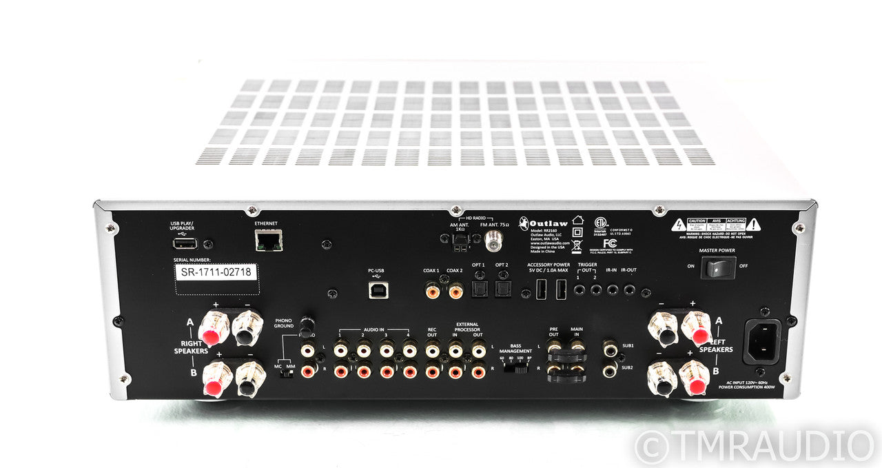 Outlaw RR2160 Stereo AM / FM Receiver; RR-2160; MM/MC Phono