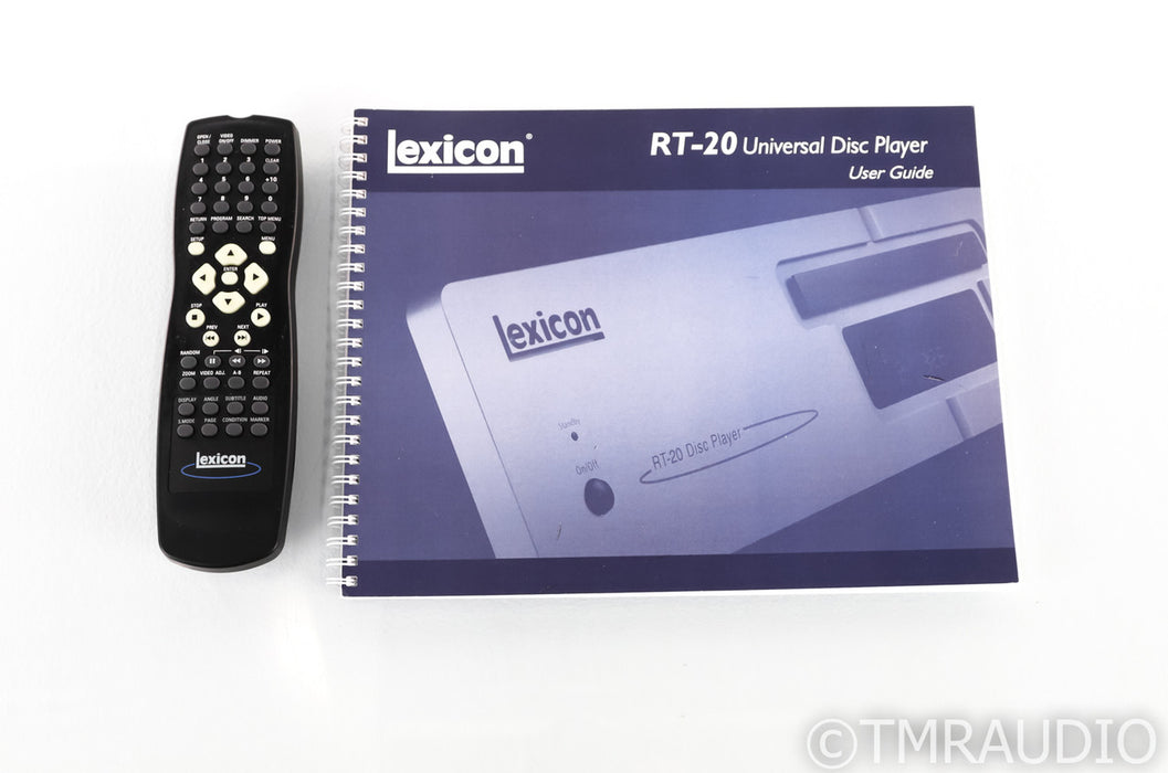 Lexicon RT-20 SACD / DVD Player; RT 20; Remote