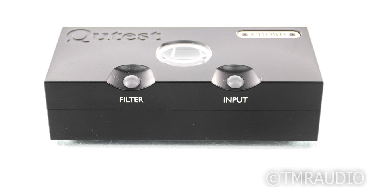 Chord Electronics Qutest DAC; D/A Converter; Black; DSD 512