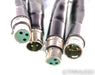 Virtual Dynamics Nite Platinum XLR Cables; 1m Pair Balanced Interconnects