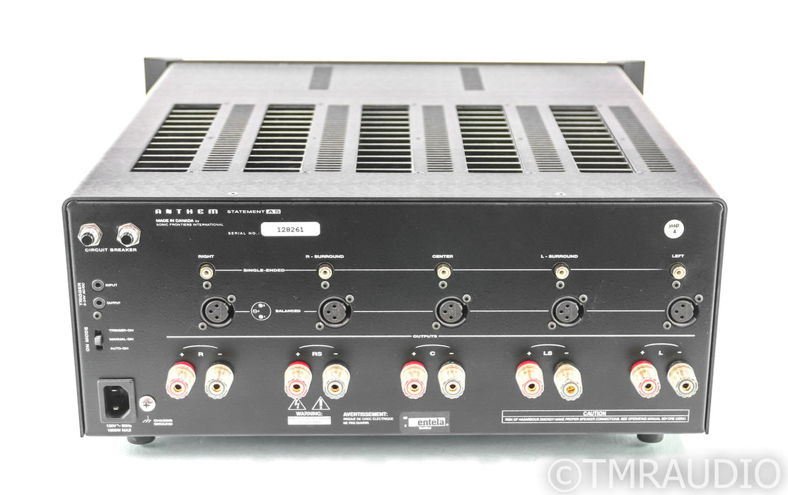 Anthem Statement A5 5 Channel Power Amplifier; A-5