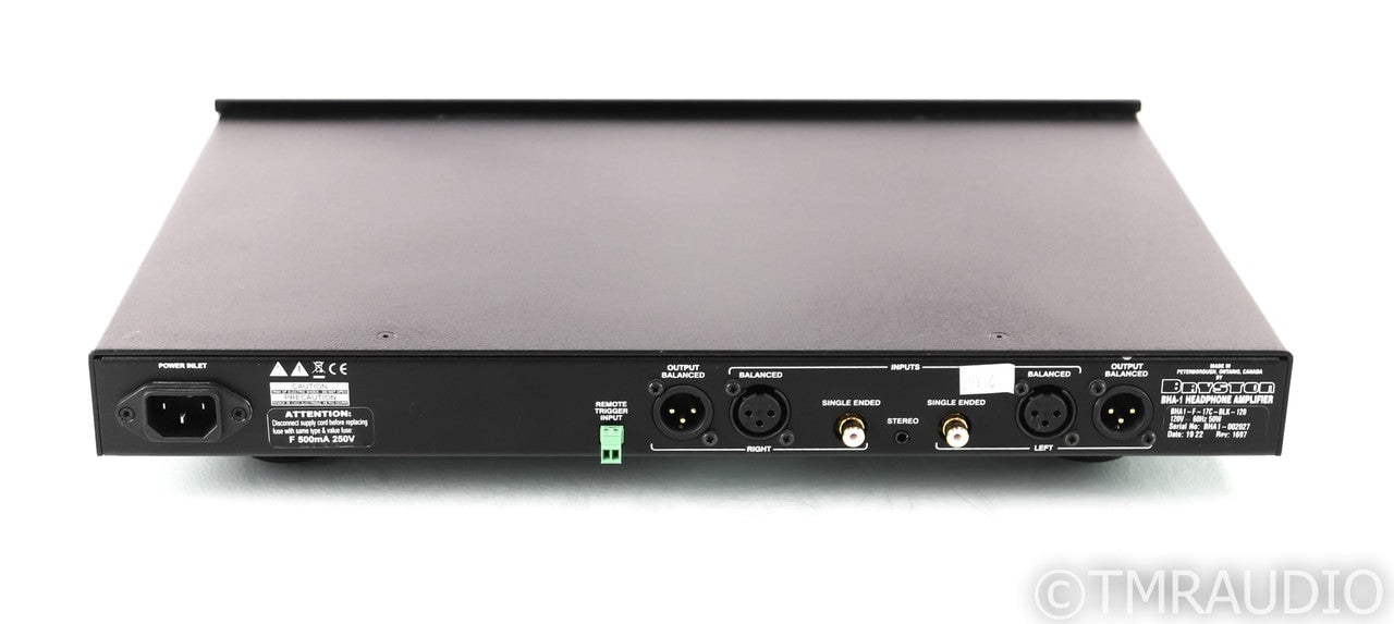 Bryston BHA-1 Headphone Amplifier; BHA1; Black; 17" - 1 Year