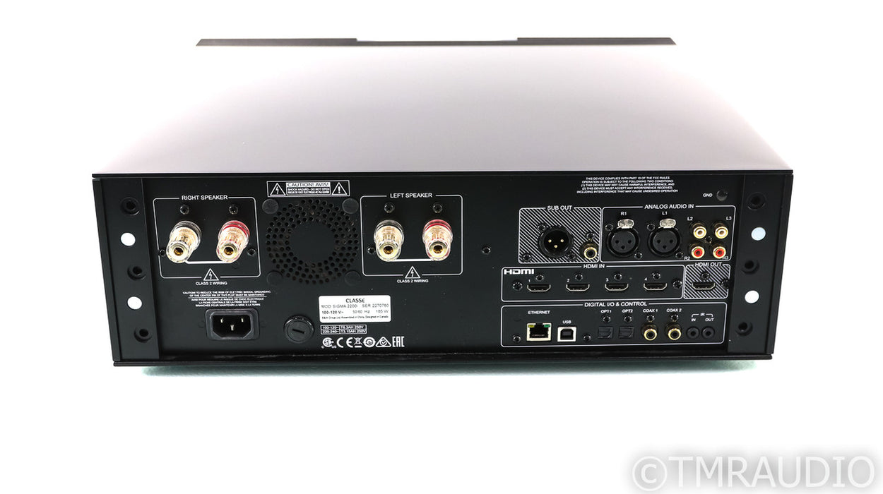 Classe Sigma 2200i Stereo Integrated Amplifier; HDMI; Processor; Warranty