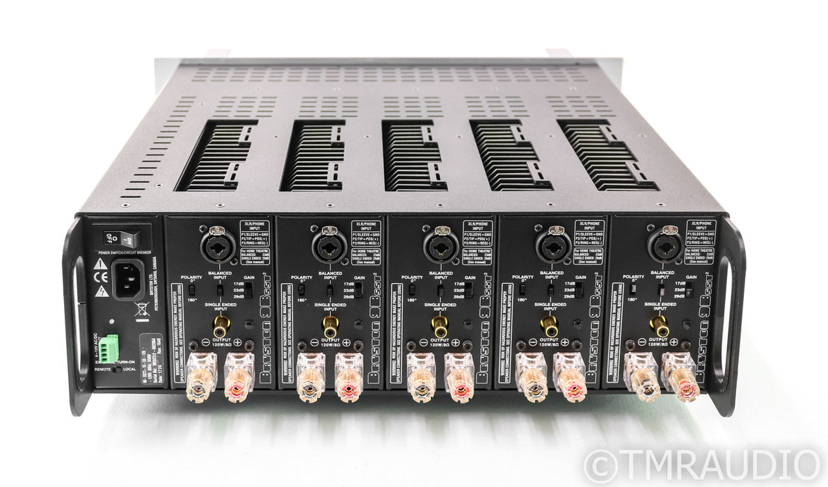 Bryston 9B SST2 5 Channel Power Amplifier; 9BSST Squared; Factory Refreshed