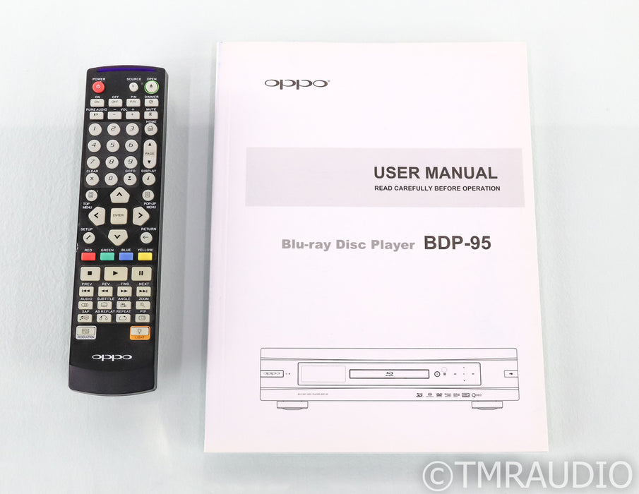 Oppo BDP-95 Universal Blu-Ray Player; BDP95; Remote