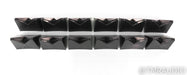 Shunyata DFE V2 Dark Field Cable Elevators; Black; Set of 12
