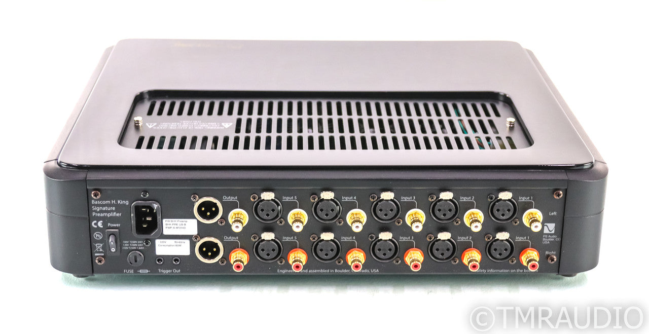 PS Audio BHK Signature Stereo Tube Hybrid Preamplifier; Black; Signed (Used)