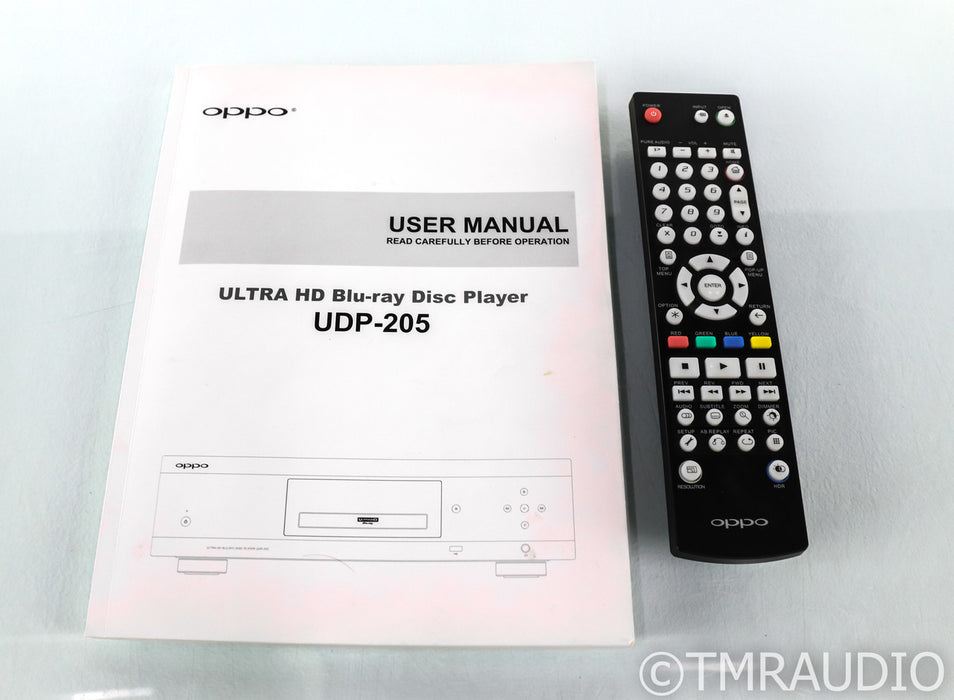 Oppo UDP-205 4K Ultra HD Universal Blu-Ray Player; UDP205; Black; Remote