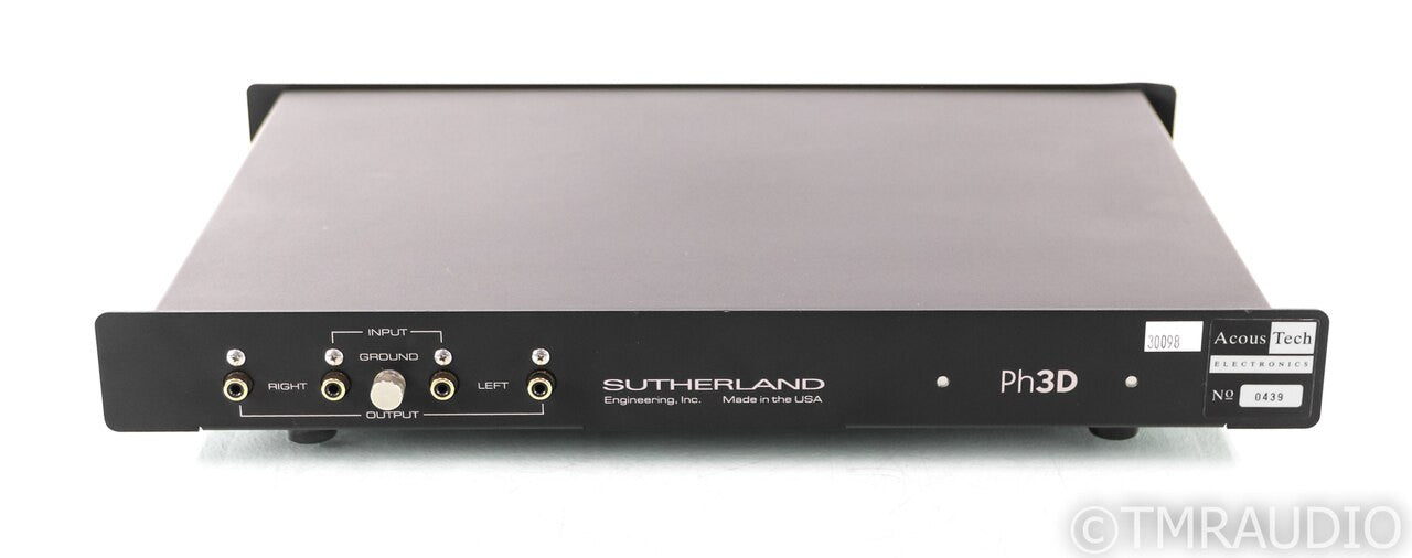 Sutherland PH3D MM / MC Phono Preamplifier; DC; Battery Powered