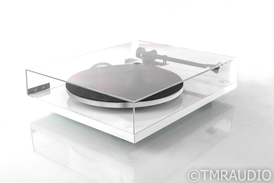 Rega P3 Planar 3 Turntable; PL-3; Elys 2 Cartridge; White (Demo w/ Warranty)