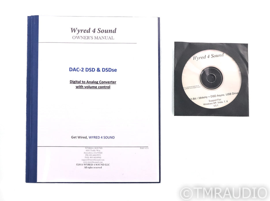 Wyred 4 Sound DAC-2 DSDse DAC; D/A Converter; DAC2 (No Remote)