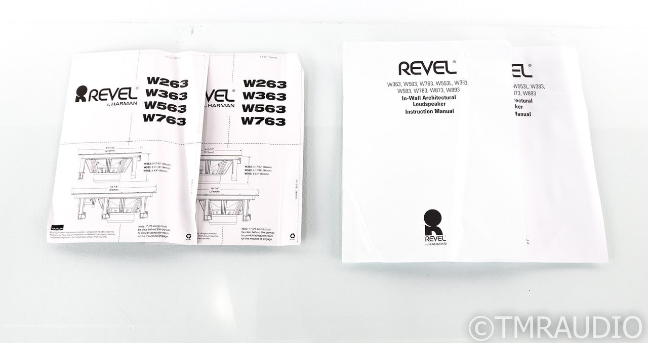 Revel W563 In-Wall Speakers