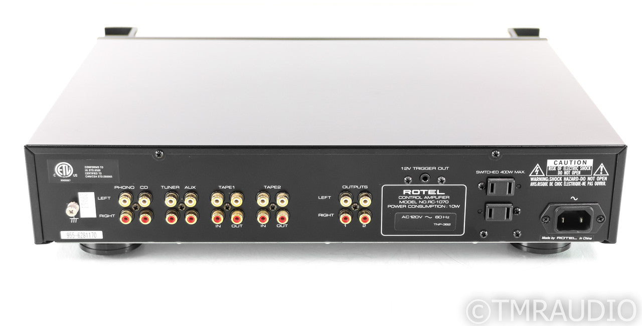 Rotel RC-1070 Stereo Preamplifier; RC1070; MM Phono; Remote