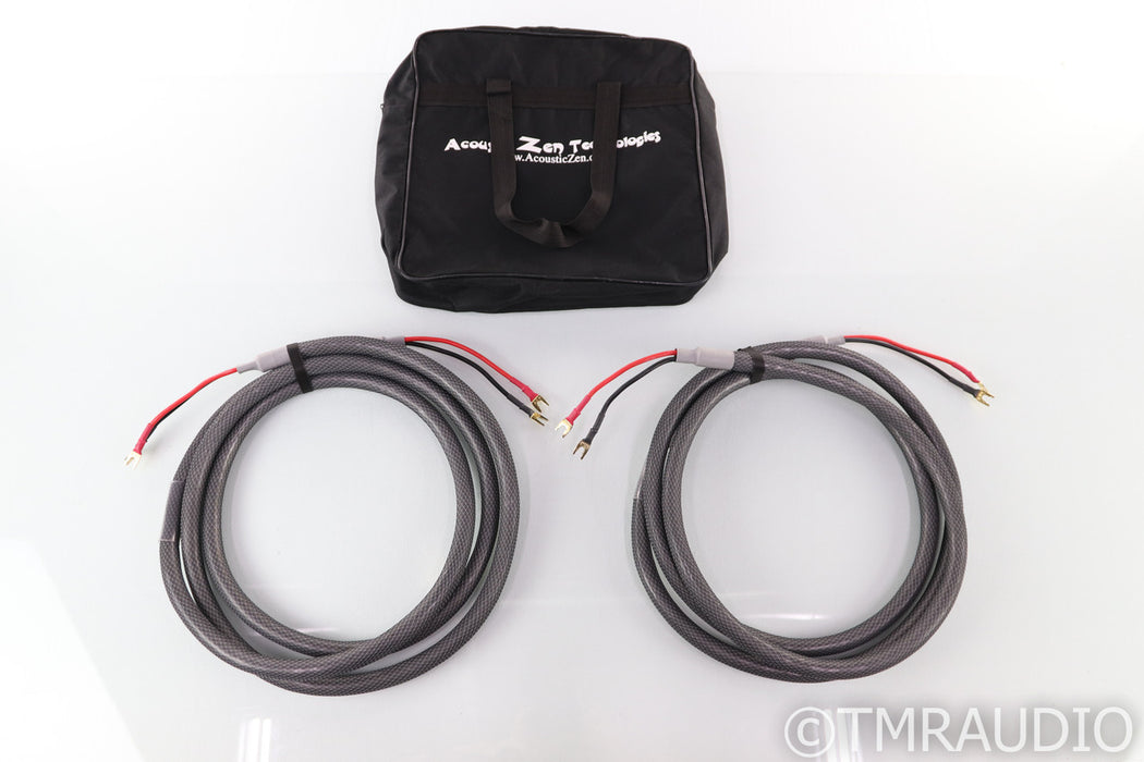 Acoustic Zen Satori Speaker Cables; 12ft Pair