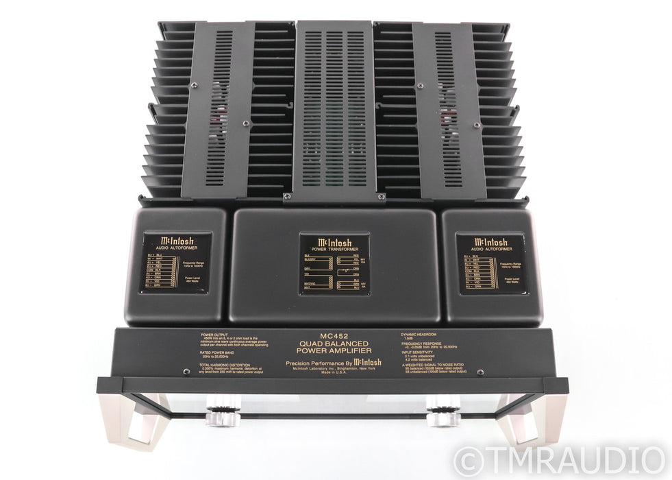McIntosh MC452 Stereo Power Amplifier; MC-452