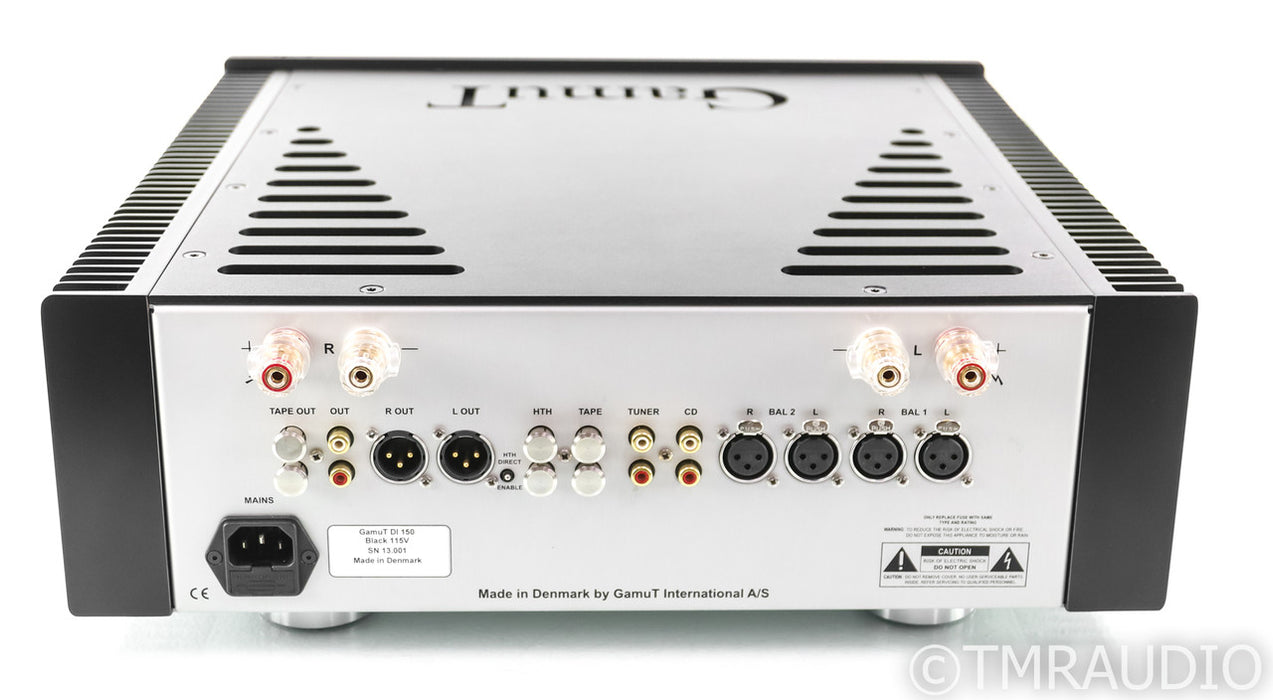 GamuT DI 150 Stereo Integrated Amplifier; DI150; Black; Remote