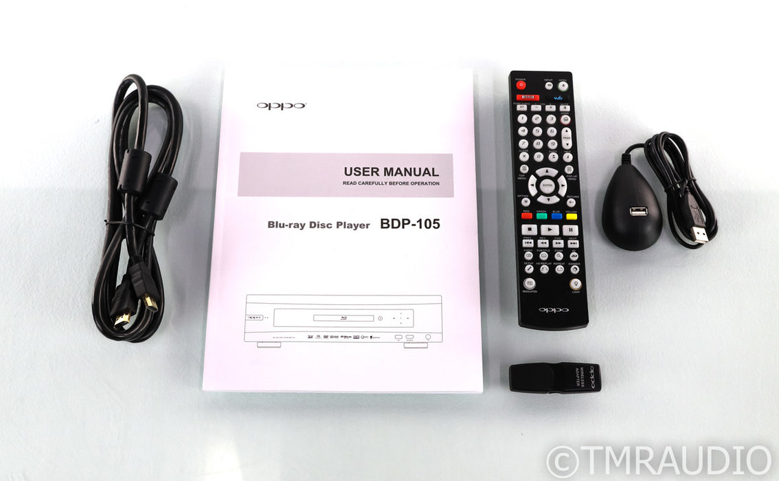 Oppo BDP-105 Universal Blu-Ray Player; BDP105; Remote