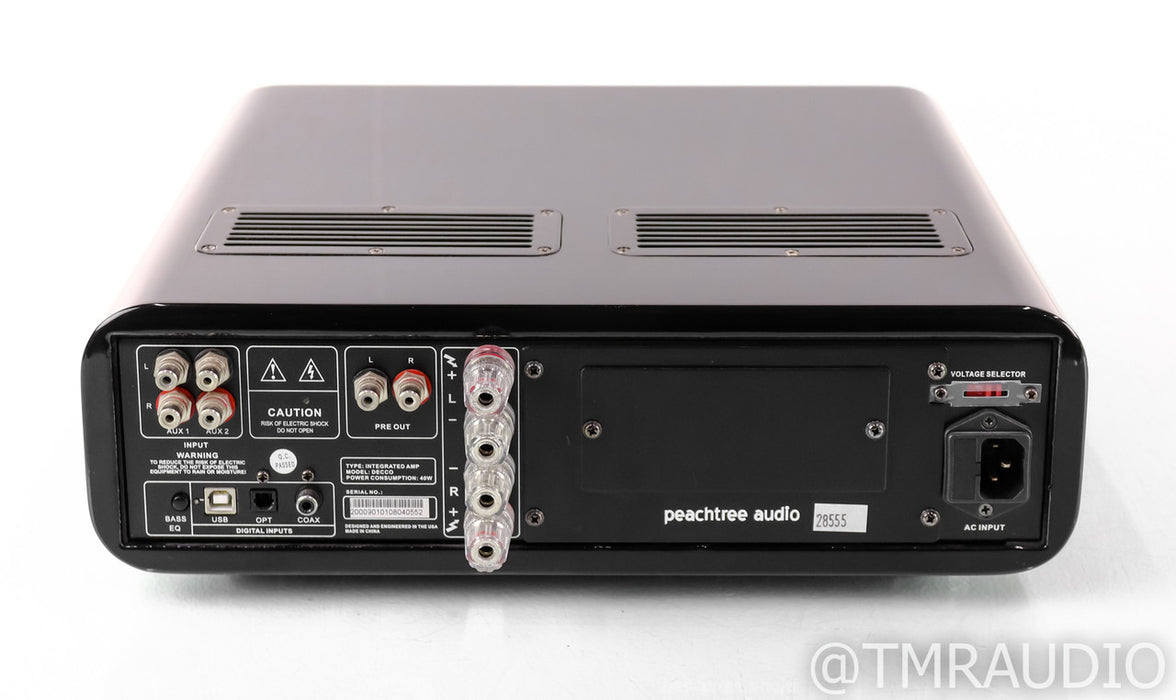 Peachtree Decco Stereo Integrated Amplifier; DAC; Black; AS-IS (Volume Control)