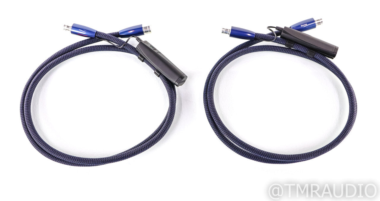 Audioquest Water XLR Cables; 1.5m Pair Balanced Interconnects; 72v DBS (1/3)