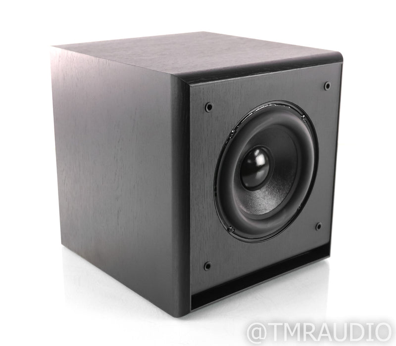 KEF C4 8" Powered Subwoofer; Black Ash; C-4