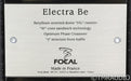 Focal Electra 1028 Be II Floorstanding Speakers; Black Pair