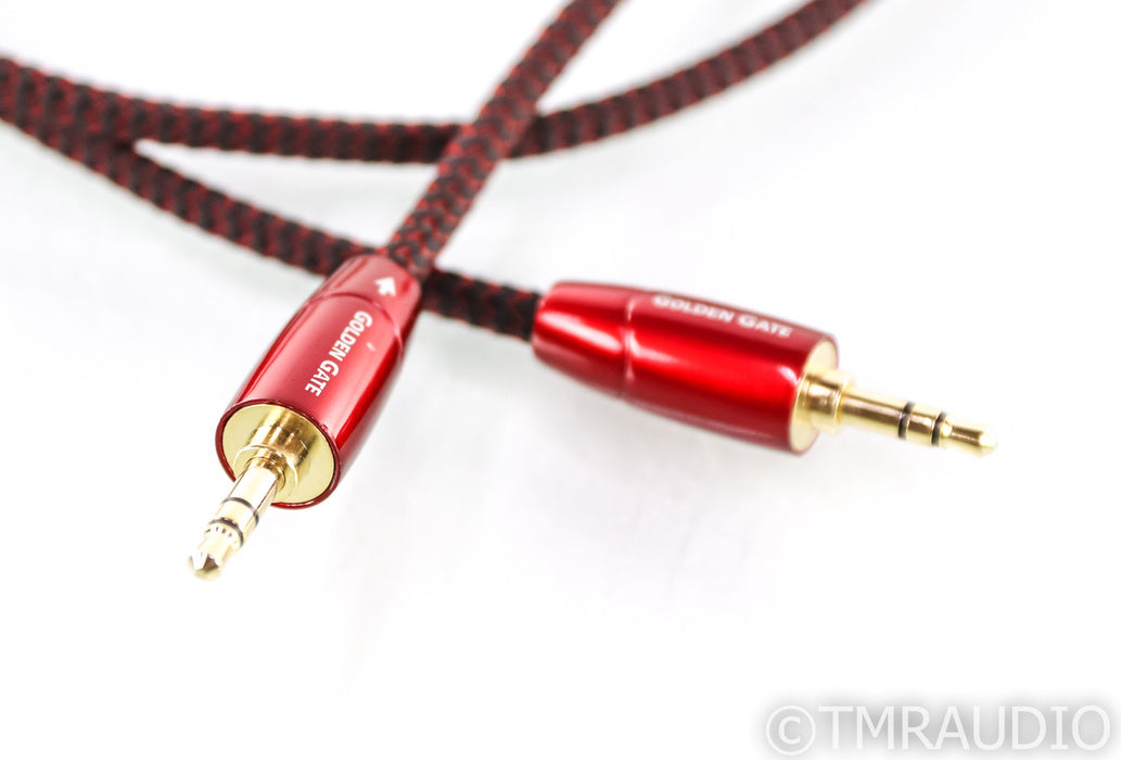AudioQuest Golden Gate 3.5mm Auxiliary Cable; Single 1m Interconnect