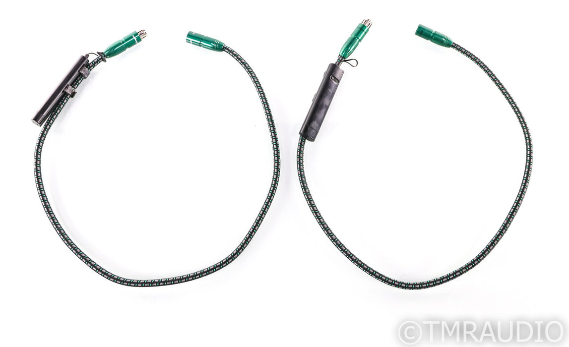 AudioQuest Columbia XLR Cables; 1m Pair Balanced Interconnects; 72v DBS
